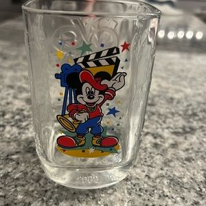 Walt Disney World 2000 Mcdonald's Commerative Square glass